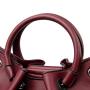 2024 Custom Wrinkle PU Leather Bucket Bag Handbag For Women Ladies Fashion Purse