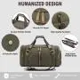 LOVEVOOK Custom Design Canvas overnight bags Large Expandable weekender Travel Bag 7pcs men Duffel Bag With Shoes Compartment