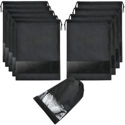 Wholesale Travel Portable Waterproof Shoe Storage Pouch Space Saving Drawstring Shoes Organizer Bags