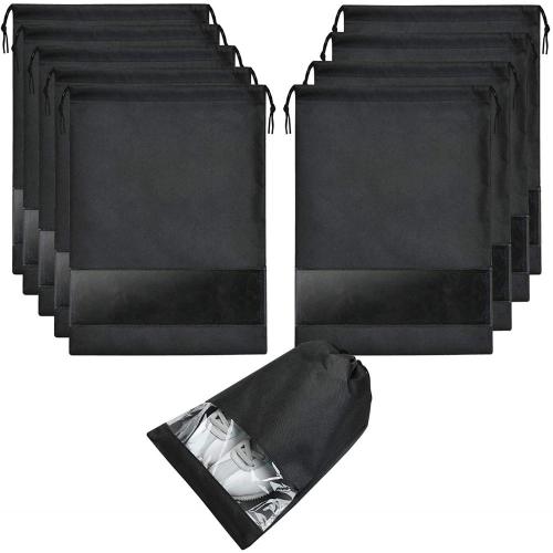 Wholesale Travel Portable Waterproof Shoe Storage Pouch Space Saving Drawstring Shoes Organizer Bags