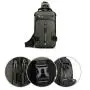 Nylon Cloth  Hiking Waist Bag Fanny Pack with Water Bottle Holder for Men Pouch Hip Bum Bag Chest Sling Bag