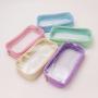 4 Size Available Cosmetic Organizer Storage Women Zipper Pouch Portable Thick Transparent PVC Clear Makeup Bag