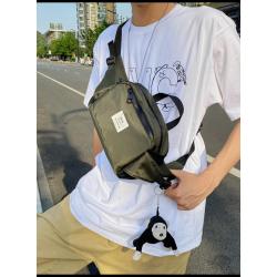 High Quality Custom Logo Nylon Crossbody Chest Shoulder Bag Outdoor Travel Sling Bags Waist Pack For Men