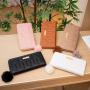New Product Women's Coin Purse 2024 New Diamond Embroidery Pu Leather with Fur Ball Wallet Small Card Case Casual Clutch Bag