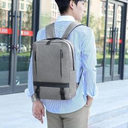 ZR882 Laptop Bag Set Print Logo Wholesale Men Casual Computer Waterproof School Rucksack Bag Polyester Laptop Backpack Schoolbag