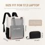 LOVEVOOK large capacity Waterproof Convertible Teacher Nurse tote Bag with Purse 15.6in work office travel laptop backpacks