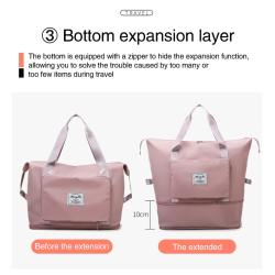 wholesale custom luggage travel bags large capacity portable handbag storage women's large capacity foldable shoulder bag