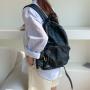 Wholesale Simple Multiple Pockets Women's Backpacks Laptop Bag Travel Sports Waterproof Zipper PU Leather Backpacks for Girl