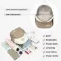 LOVEVOOK Teenage Girls small Female Phone Pouch Multi-Function Small Bagpack shoulder bag pu leather mini backpack women