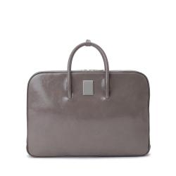 2023 Grey Eco Friendly Pu Vegan Leather Portable Office Bags Business Computer Messenger Laptop Bags