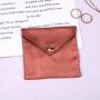Wholesale Custom Logo Printing Small Silk Satin Envelope Jewelry Pouch Bracelet Storage Silk Jewelry Bag