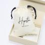 High Quality Beige Cotton Linen Packaging Bag For Baby Care Drawstring Cotton Muslin Gift Storage Bag