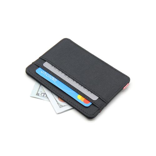 Custom nylon card holder card wallet with embroider custom logo
