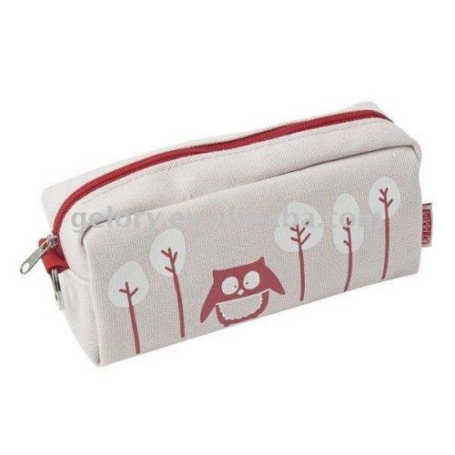 Gelory 2024 New Designer Trendy Custom Fashion Cotton Canvas Pencil Case Factory New Product Pencil Case