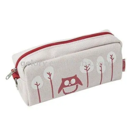 Gelory 2024 New Designer Trendy Custom Fashion Cotton Canvas Pencil Case Factory New Product Pencil Case