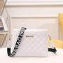 2024 Korean Version Women's Handbags Lingge Crossbody Bag Large Capacity Bucket Bag Fashionable Lady One Piece International