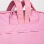 Custom design Candy PU Leather Love Heart Shape clear window Ita Bag Backpack