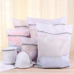 CCF679 Mesh Laundry Bag Machine Washable Drawstring Design Travel Mesh Laundry Wash Bags For Blouse Travel Storage Organize Bag