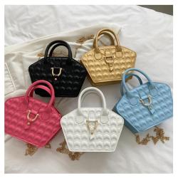 Pure Color Women Handbags Ladies Bags Pu Leather Shoulder Crossbody Bag Metal Chain Fashion Women Bags Handbag JY220839