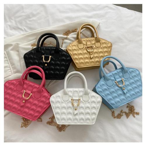 Pure Color Women Handbags Ladies Bags Pu Leather Shoulder Crossbody Bag Metal Chain Fashion Women Bags Handbag JY220839