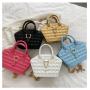 Pure Color Women Handbags Ladies Bags Pu Leather Shoulder Crossbody Bag Metal Chain Fashion Women Bags Handbag JY220839