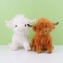 Manufacturer Soft Stuffed Toy Realistic Cow Furry Custom Animal Plush Toy for Wholesale