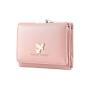 New Arrival Large Capacity Women Short Wallet Butterfly Lock Multi Credit Card Holder Three-fold Coin Purse Wallet carteras para mujer