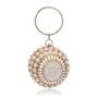 New bridal wedding purses imitation pearl bag handbag women clutches purse spherical evening bags pochette femme