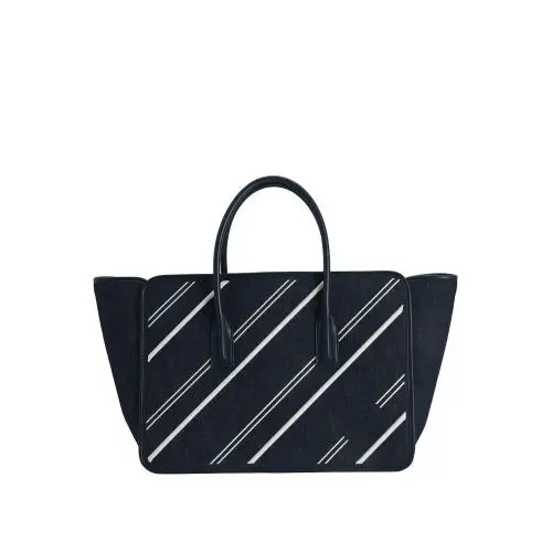 Custom Tote Bag Denim Fabric  Women Hand Bags Women Handbags Ladies Tote Bag
