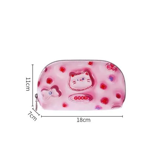 Wholesale Customized Waterproof Laser PU Polyester Wash Toiletry Bag Travel Make Up Cosmetic Bag with Zipper Travel-Friendly