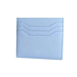 Slim men's credit card holder luxury genuine leather wallet with leather lining