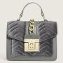 2024 new velvet rhombic chain handbags women fashion shoulder strap messenger bag