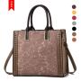 Factory Direct Wholesale Oem Bolsos Purses And Handbags Print Flower  Crossbody Bag Pu Women'S Tote Bags