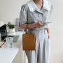 Customized Logo Women Handbag Fashion Contracted Single Shoulder Cross-body Bag Elegant Small Square Handbags