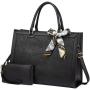 2023 LOVEVOOK Large Capacity black printing Computer shoulder Bag 15.6in travel business laptop Briefcase women laptop tote bags