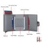 Rfid Pop Up Aluminum Metal Cards Holder Wallet Aluminum Wallet Customize Logo Credit Card Bag Metal Slim Wallet