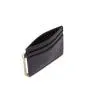 RFID Key Ring Card Holder Slim Leather Card Holder Wallet With Key Chain