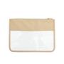 Stock 14 Different Colors DIY Snack Letters Organizer Transparent Travel Zipper Pouch Portable Weatherproof Clear Makeup Case