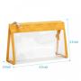 Wholesale Women Fashion Cheap Waterproof Clear Makeup Bag With Zipper Cosmetics Bag