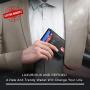 Nice leather front pocket card holder slim RFID men's wallets