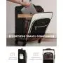 LOVEVOOK Waterproof Large Capacity Lightweight Spinner Carry on suitcase for Airline Approved 20in Wheels Travel Luggage bags