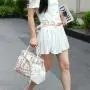 Top product fashion ladies bag playful personality women handbag with belt silk screen tote bag printing shoulder bag supplier