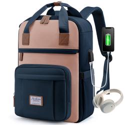 LOVEVOOK 2022 New arrival anti theft computer bags waterproof female college school work travel women 15.6 inch laptop backpack