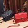 2023 New Small Square Diamond Lattice Bag Pu Solid Zipper Fashion Single Shoulder Messenger Bag With Chain Ladies Handbag