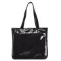 Wholesale Large Capacity Women Tote Bags Handbag Shoulder Bag Pins Display Clear Window Custom Ita Bag