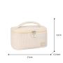 ODM OEM NEW Arrival 2023 Aopiya wholesale custom pu leather large capacity waterproof storage portable bag cosmetics bagc cases