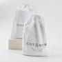 High Quality Brush Cotton Flannel Gift Drawstring Bag Muslin Cotton Packing Drawstring Dust Shoe Bag
