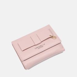 SUSEN CHRISBELLA ODM OEM New Arrival 2024 hot sale wholesale Pu Leather custom logo luxury short wallet women