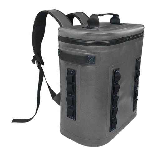 Durable Soft Beer Insulated Cooler Backpack Waterproof Fish Backpack Cooler with Heavy Duty Leakproof TPU Material Food Striped