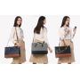 2022 LOVEVOOK 15.6 Inch Waterproof PU Leather Computer Bags ladies Business Office Work laptop Bag fashion women handbags